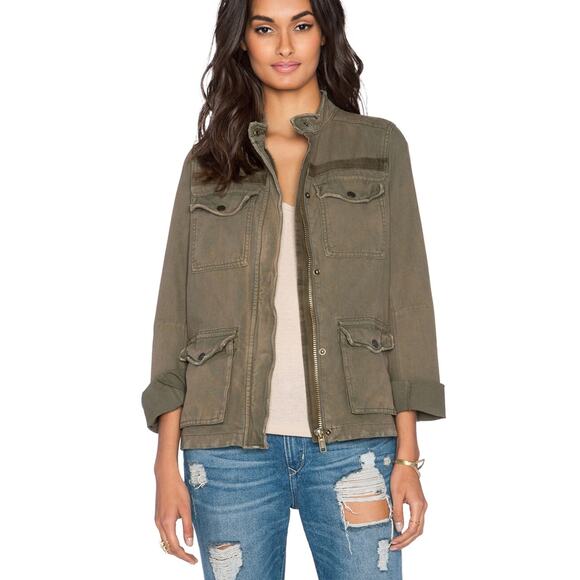 Free People Rumpled Army Jacket Size XS - Picture 1 of 11